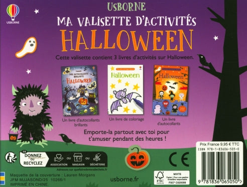 Valisette d'activités Halloween: enfants dès 3 ans Livres OLF