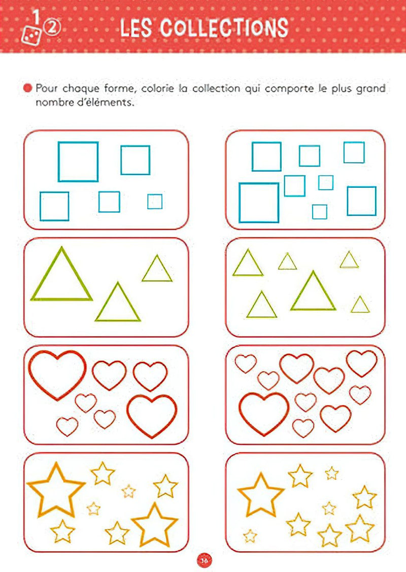 Mon cahier d'activités avec des gommettes - Maths - Apprendre en s'amusant Cahiers de jeux La family shop