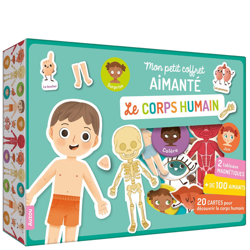 Mon petit coffret aimanté : Le corps humain Jeux & loisirs créatifs OLF   