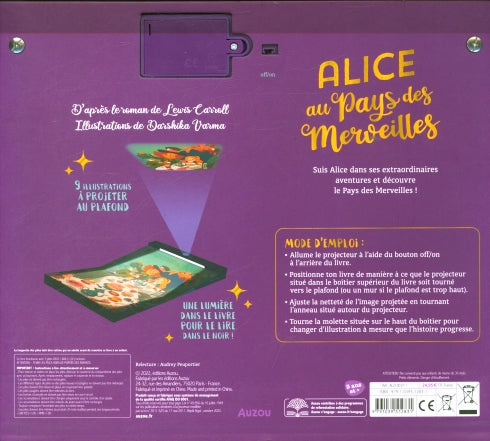 Alice au pays des merveilles - livre projecteur Livres OLF