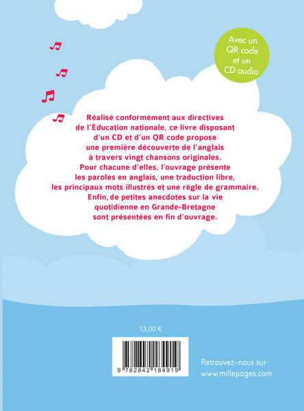 J'apprends l'anglais en chantant - Dès 7 ans Livres Dilisco - OLF   