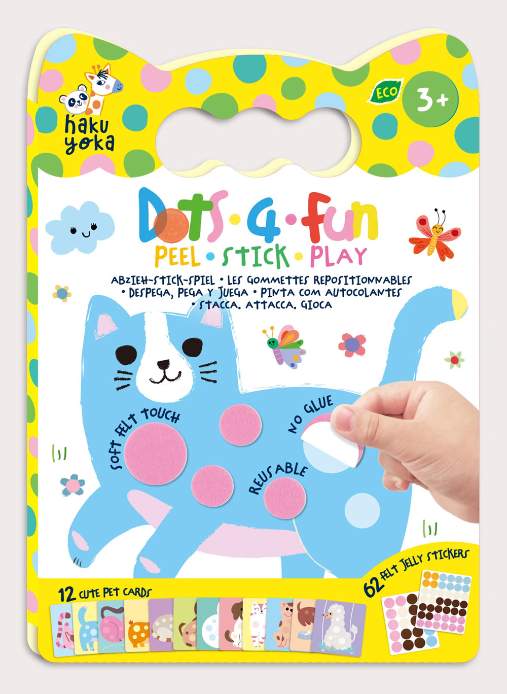 Cahier de gommettes repositionnables sur les animaux domestiques ! Carletto