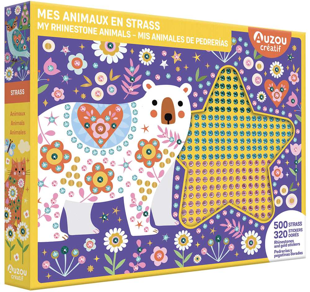 Mon coffret d'artiste : Mes animaux en strass