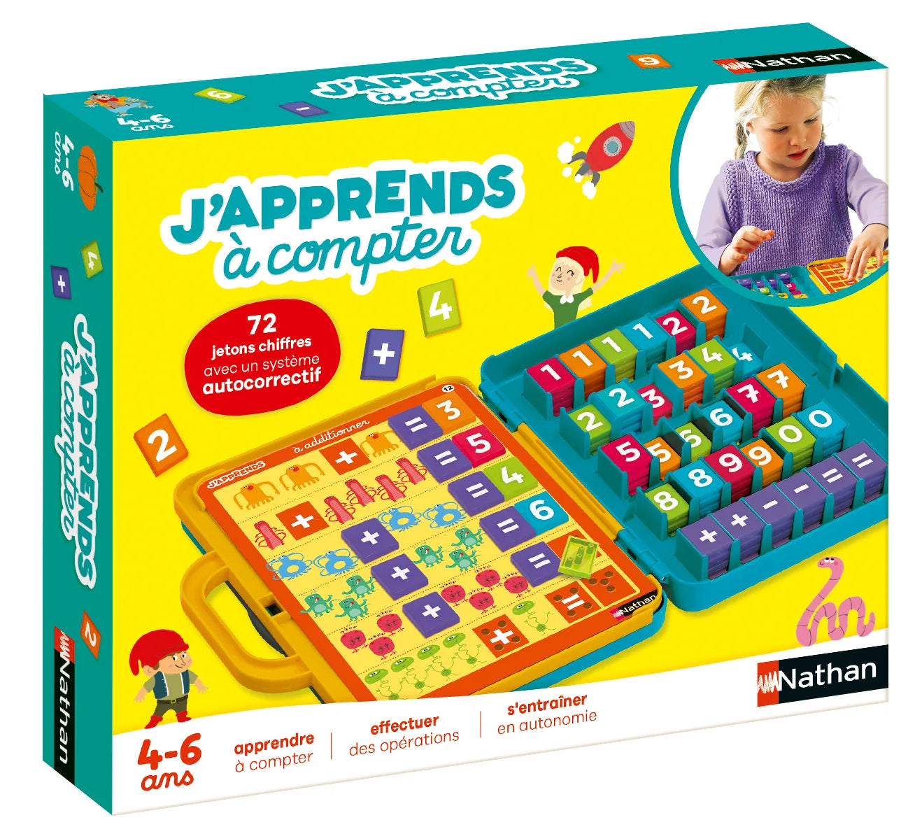 J'apprends à compter - Coffret de jeu dès 4 ans Jeux & loisirs créatifs Swissgames