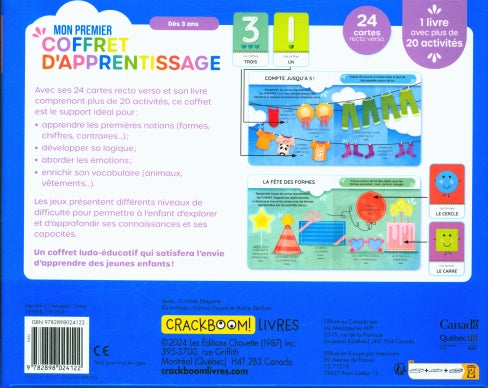 Coffret d'apprentissage - J'apprends en m'amusant Jeux & loisirs créatifs OLF - Crackboom