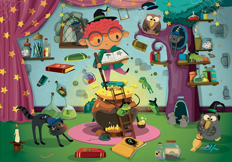Puzzle L'Apprenti Magicien - Enfant dès 5 ans - 54 pièces Jeux & loisirs créatifs Interplay (swissgame)