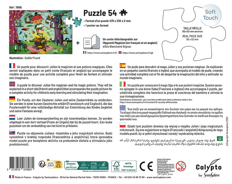 Puzzle L'Apprenti Magicien - Enfant dès 5 ans - 54 pièces Jeux & loisirs créatifs Interplay (swissgame)