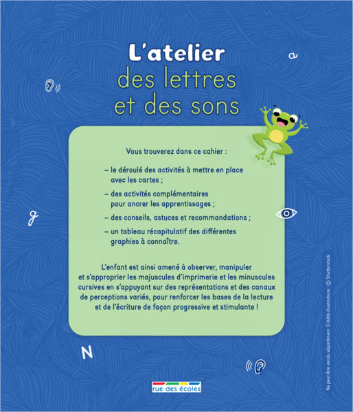 Lettres - L'Atelier des lettres et des sons - Jeu éducatif - 4 ans