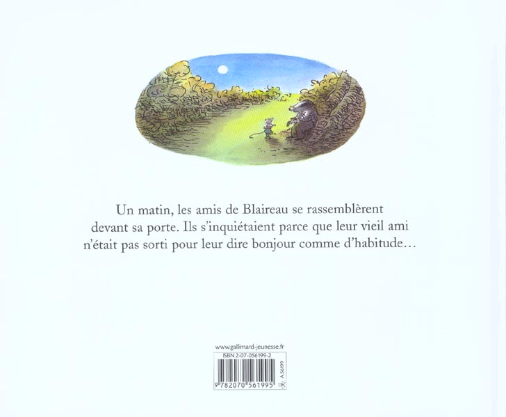 Au revoir Blaireau - Livre enfant sur l'absence et le deuil