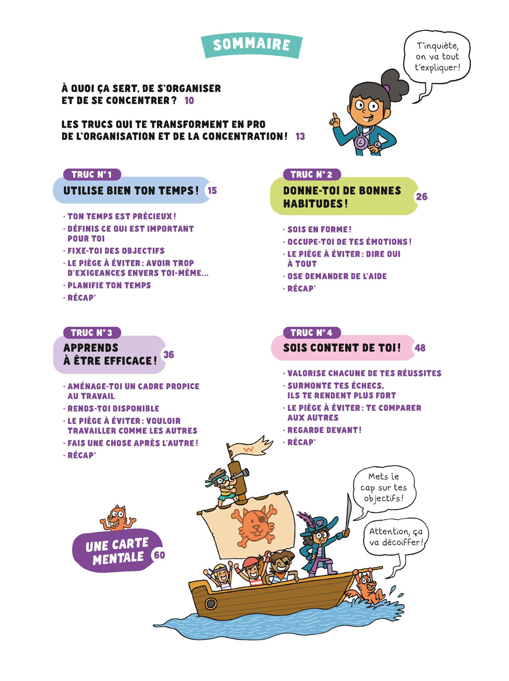 La BD qui t'aide à te concentrer et à mieux t'organiser