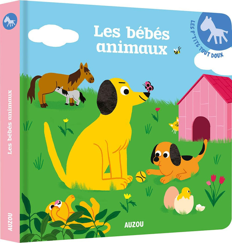 Les bébés animaux à toucher Livres OLF   