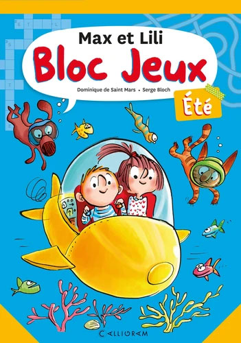 Bloc de jeux Max et Lili - Eté Cahiers de jeux La family shop   