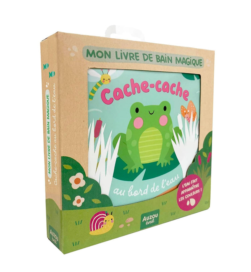 Cache-cache au bord de l'eau - Mon livre de bain magique Livres OLF   