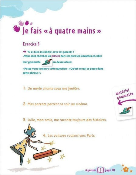 Cahier d'activités Hugo et les rois Etre et Avoir - dès 7 ans - Dès la 3ème harmos Appuis scolaires OLF