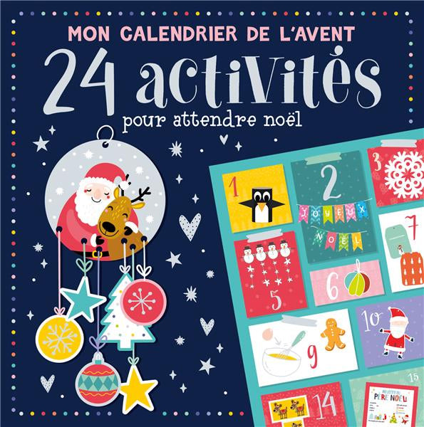 Mon calendrier de l'Avent : 24 activités amusantes pour préparer Noël Cahiers de jeux La Family Shop   