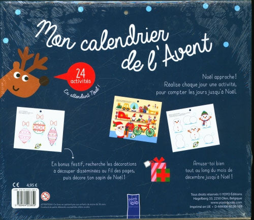 Mon calendrier de l'Avent : 24 activités amusantes pour préparer Noël Cahiers de jeux La Family Shop   