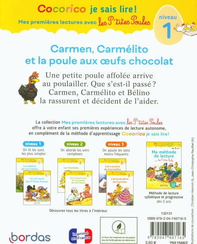 Cocorico Je sais lire ! Première lecture avec le P'tites poules Livres OLF
