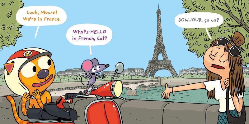 Cat And Mouse; Go around the world - Niveau 1 - J'apprends l'anglais avec Cat And Mouse  servidis   