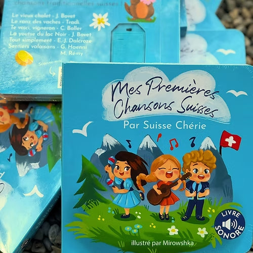 Mes premières chansons de Suisse - livre sonore Livres Suisse Cherie