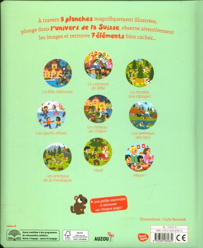 Cherche et Trouve des tout-petits - La Suisse - Dès 3 ans Cahiers de jeux La family shop   