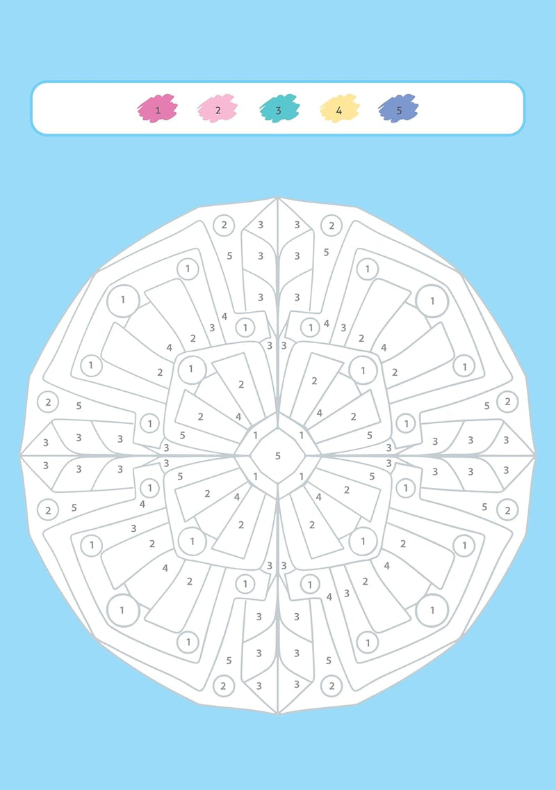 Mon bloc de coloriages magiques - Les chiffres - Spécial mandalas Cahiers de jeux Dilisco - OLF   