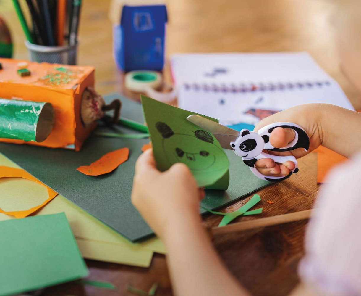 Ciseaux pour enfant dès 4 ans - Bouts ronds Jeux & loisirs créatifs Opitec - 669963   