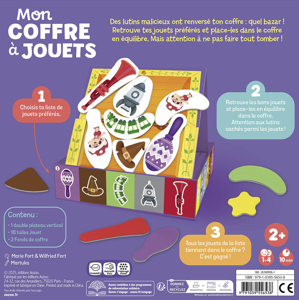 Mon coffret à jouets - Remplis le coffre sans rien faire tomber - Dès 2 ans Jeux & loisirs créatifs OLF