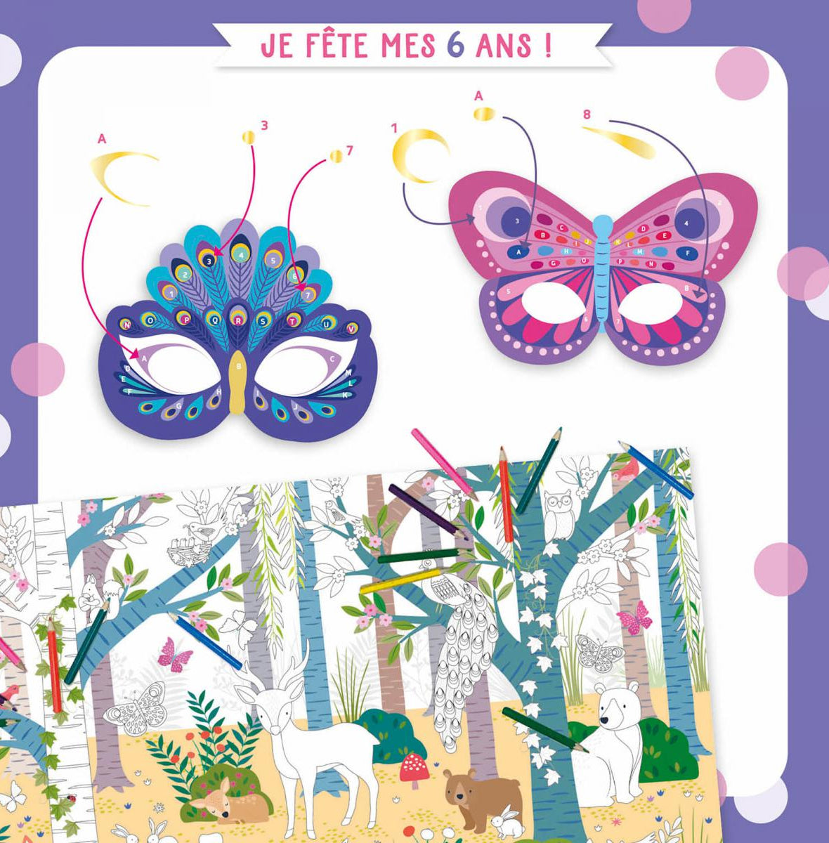 Mon Coffret D'anniversaire : Je Fête Mes 6 Ans ! Jeux & loisirs créatifs OLF