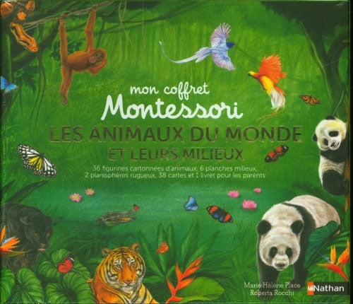 Les animaux du monde et leurs milieux - Coffret Montessori Montessori & Steiner La Family Shop   