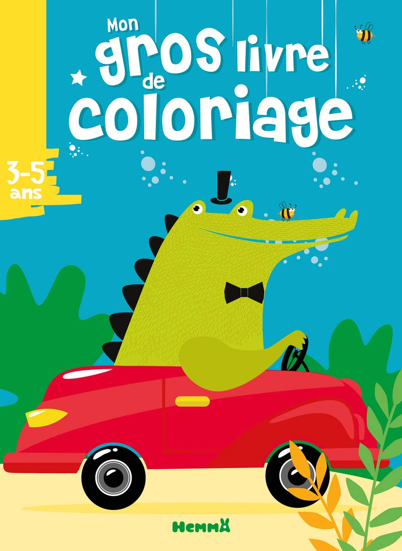 Mon gros livre de coloriage (crocodile) - dès 3 ans