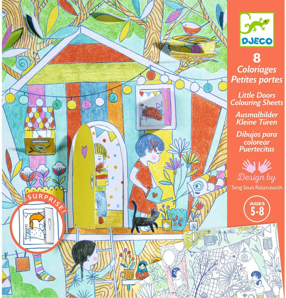 Coloriages surprises - Les Cabanes De Nina Jeux & loisirs créatifs Carletto