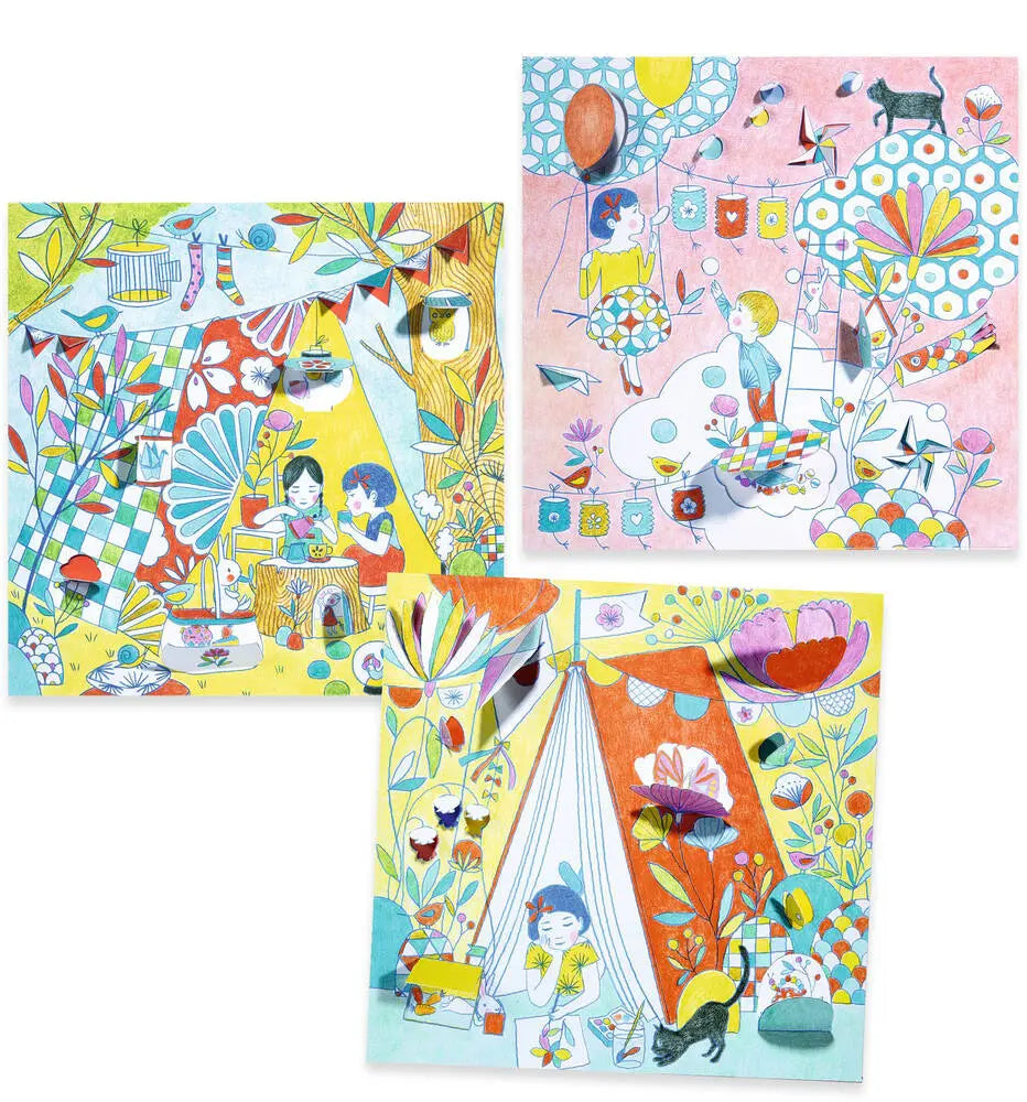 Coloriages surprises - Les Cabanes De Nina Jeux & loisirs créatifs Carletto
