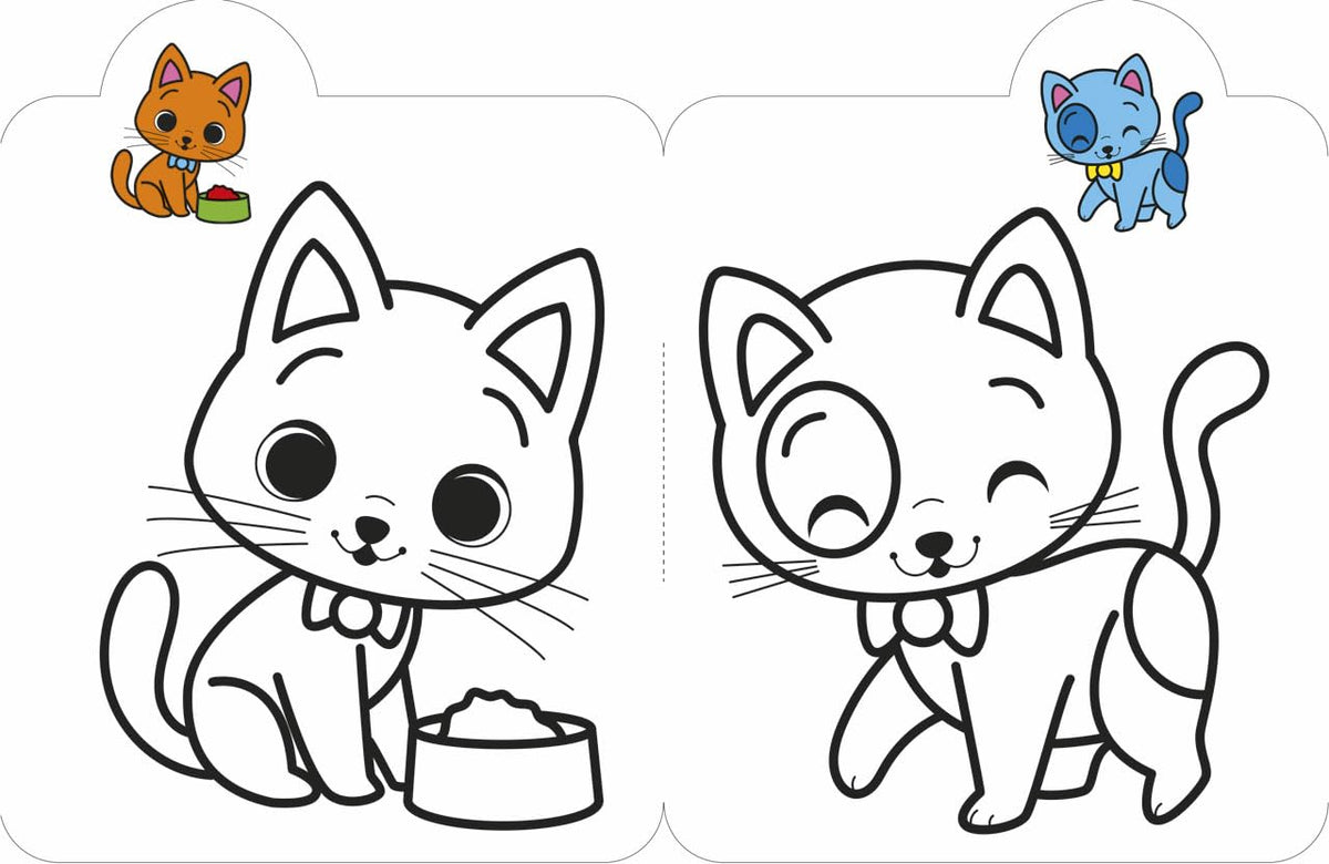 Mes premiers coloriages - Chats - dès 3 ans
