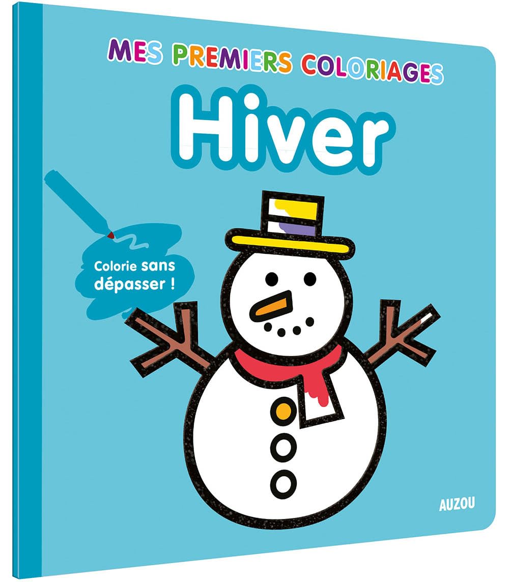 Mes premiers coloriages - Hiver - dès 1 an