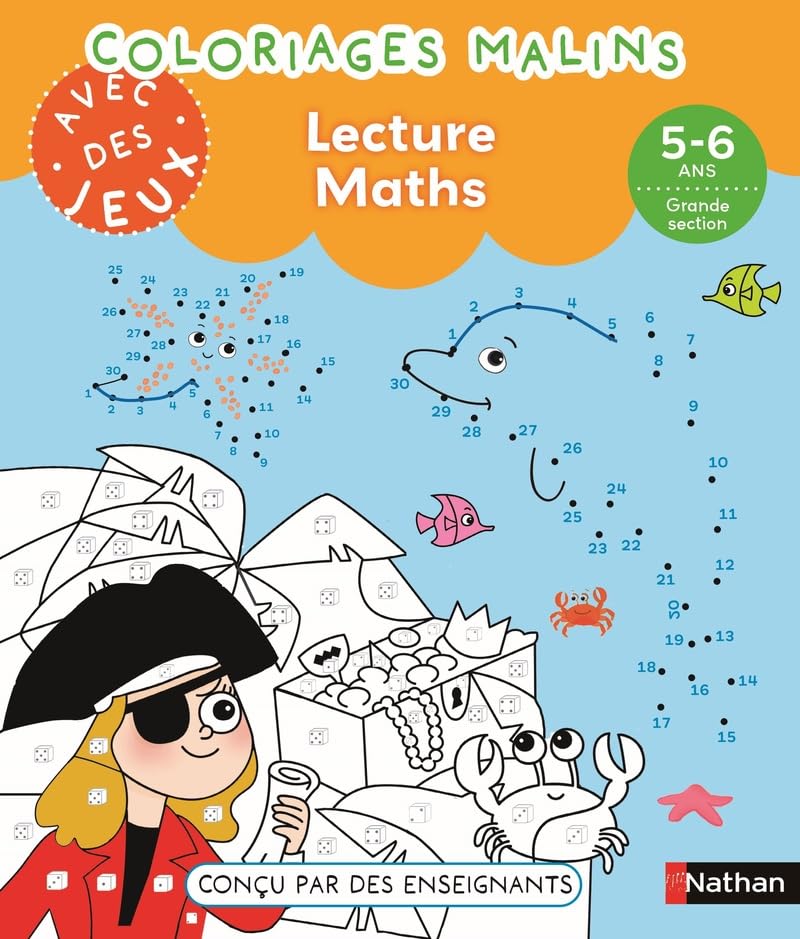 Coloriages malins - Lecture et Maths - 2P Cahiers de jeux OLF (Interforum)   