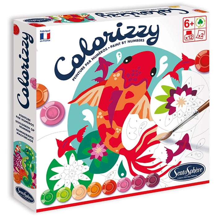 Colorizzy Fonds marins - atelier de peinture au numéro Jeux & loisirs créatifs Swissgames