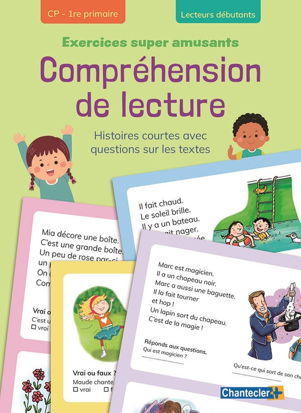 Exercices méga amusants de compréhension de lecture 2 et 3e harmos - 6-7 ans Appuis scolaires OLF