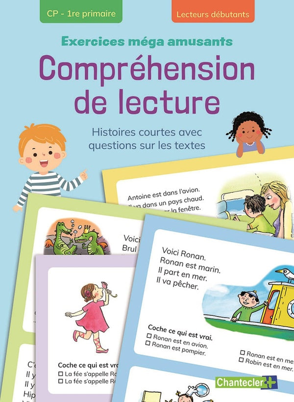 Exercices méga amusants de compréhension de lecture 2 et 3e harmos - 6-7 ans Appuis scolaires OLF