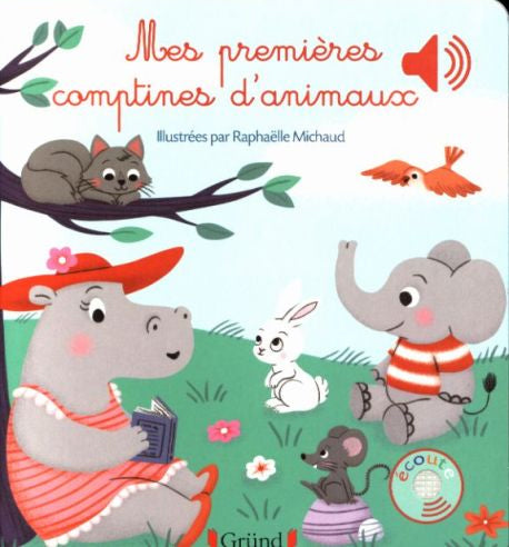 Mes premières comptines d'animaux Livres La family shop