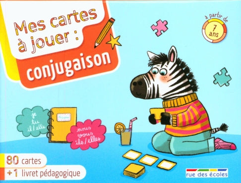 Conjugaison - Mes cartes à jouer - Jeu éducatif