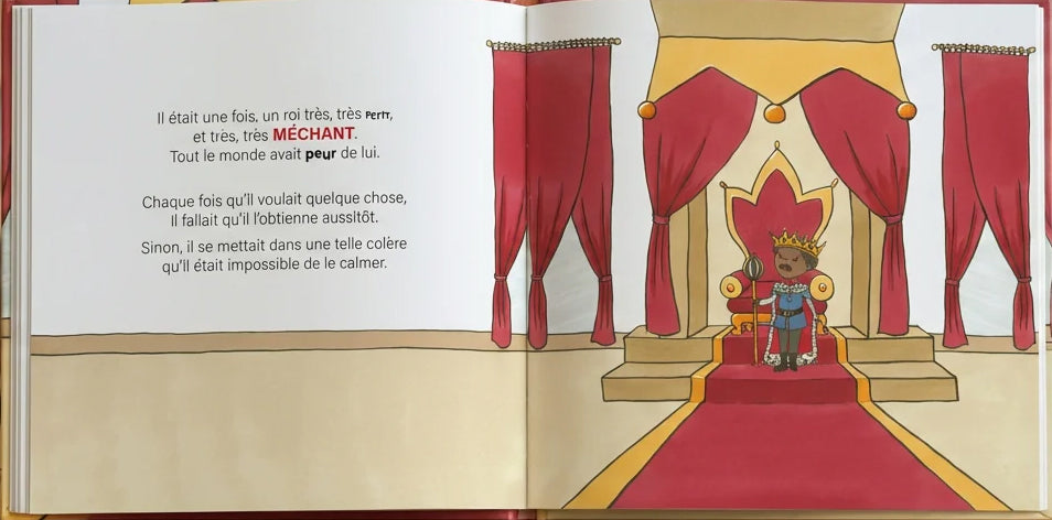 Colère et frustration : Le Roi Daouda - Livre enfant colère et frustration Livres OLF - Editions visibles