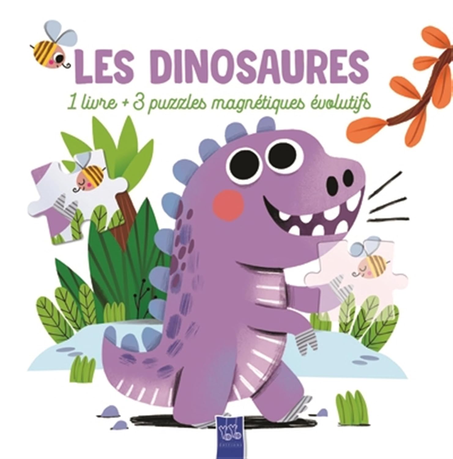 Les dinosaures - livre et puzzle Livres Dilisco - OLF   