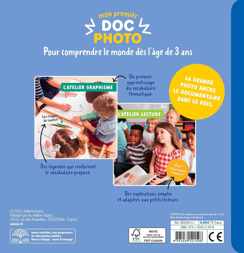 Mon premier doc photo - 1P (école maternelle) Cahiers de jeux OLF   