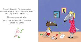 P'tit loup fait des bêtises Livres OLF   