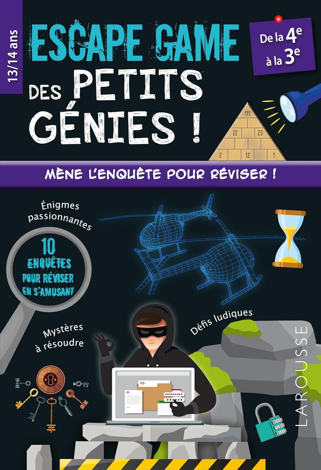 Cahier de jeux: Escape game des petits génies - Enfants 13-14 ans
