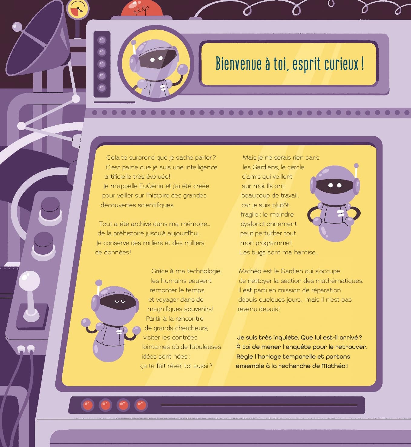Enigmes : Mission Eugénia - Une enquête pour explorer les grandes découvertes mathématiques Cahiers de jeux OLF