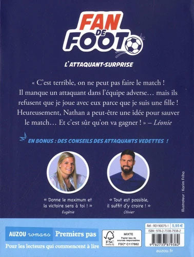 Fan de Foot - 1 - L'attaquant-surprise - 6-9 ans Livres La family shop   