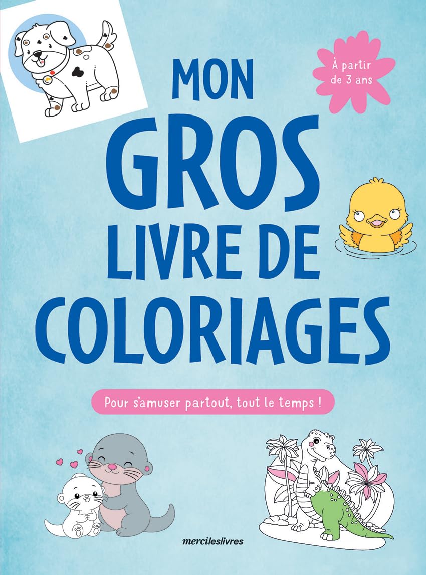 Mon gros livre de coloriage - 3-6 ans Cahiers de jeux Dilisco - OLF