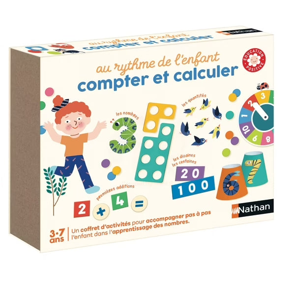 Compter et calculer au rythme de l'enfant - Coffret de jeu dès 3 ans Jeux & loisirs créatifs Swissgames   