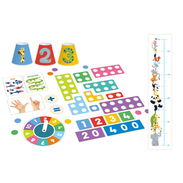 Compter et calculer au rythme de l'enfant - Coffret de jeu dès 3 ans Jeux & loisirs créatifs Swissgames   